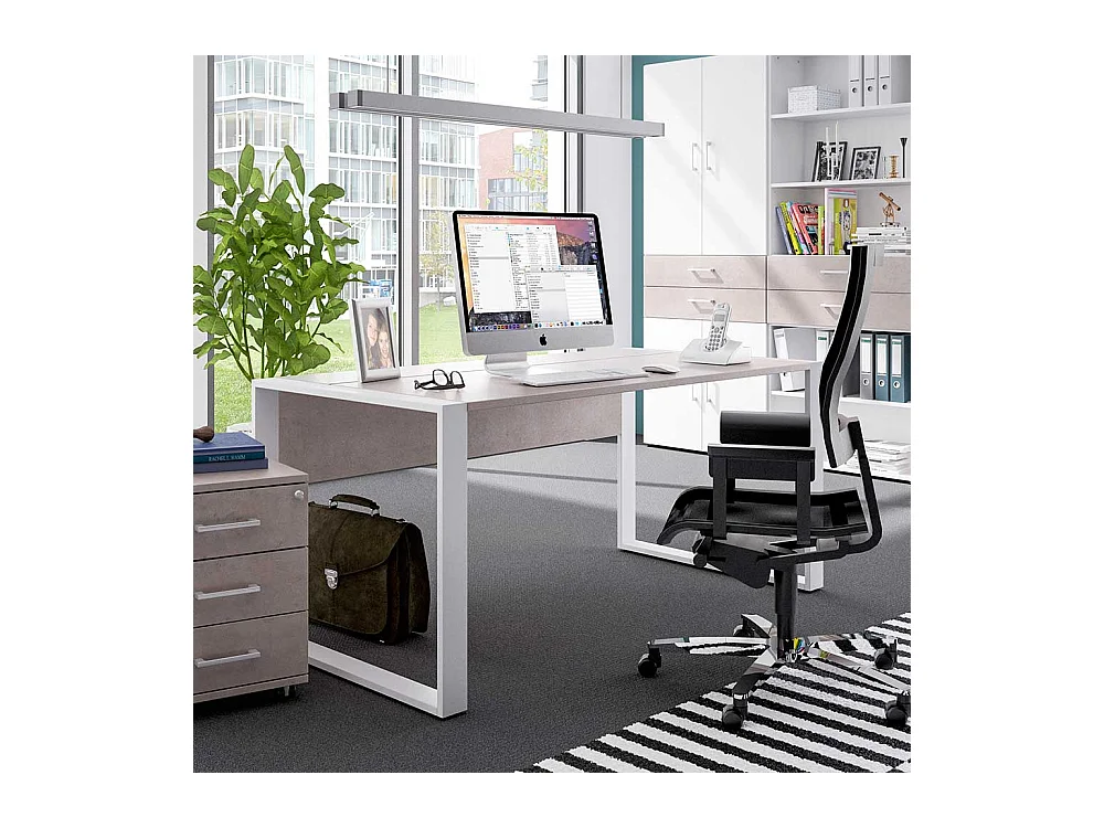 Schreibtisch in Grau 150 cm