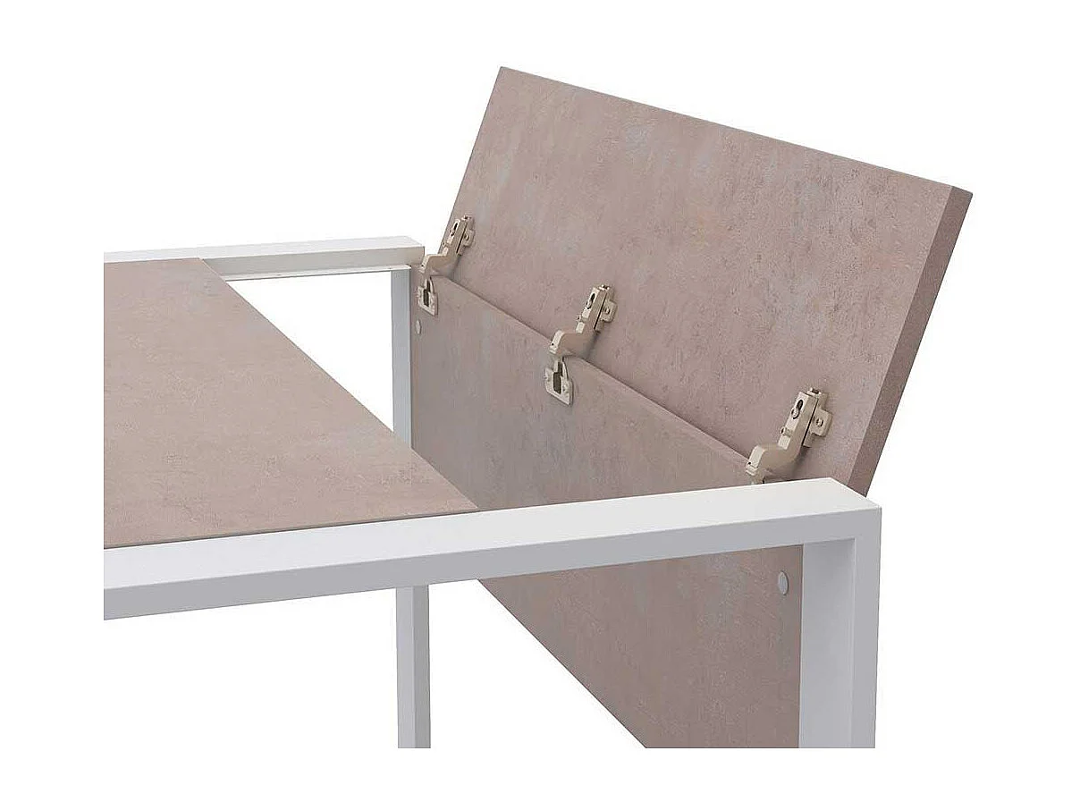 Schreibtisch in Grau 150 cm