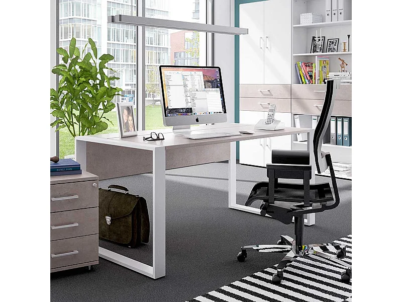 Schreibtisch in Grau 150 cm