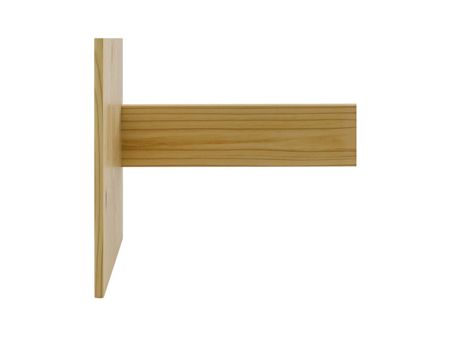 Massivholz Schreibtisch aus Kiefer lackiert 110 cm breit