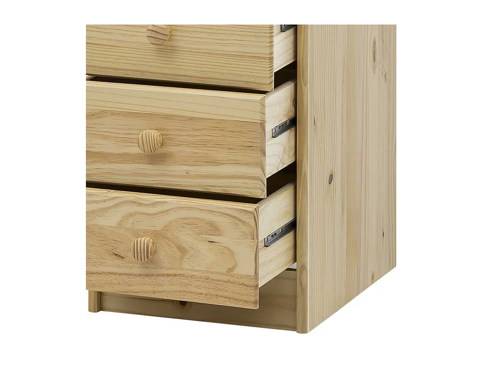 Massivholz Schreibtisch aus Kiefer lackiert 110 cm breit