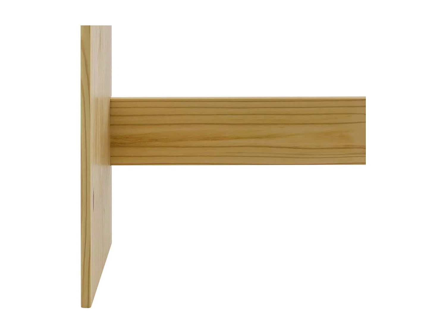 Massivholz Schreibtisch aus Kiefer lackiert 110 cm breit