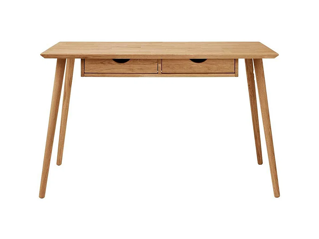 Laptopschreibtisch aus Eiche Massivholz Skandi Design