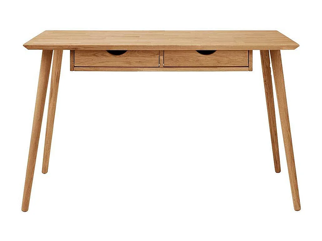 Laptopschreibtisch aus Eiche Massivholz Skandi Design