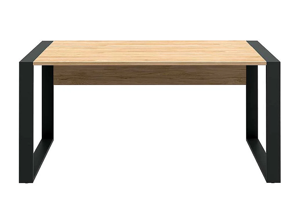 B�roschreibtisch in Hickory Holzoptik & Anthrazit Staufach