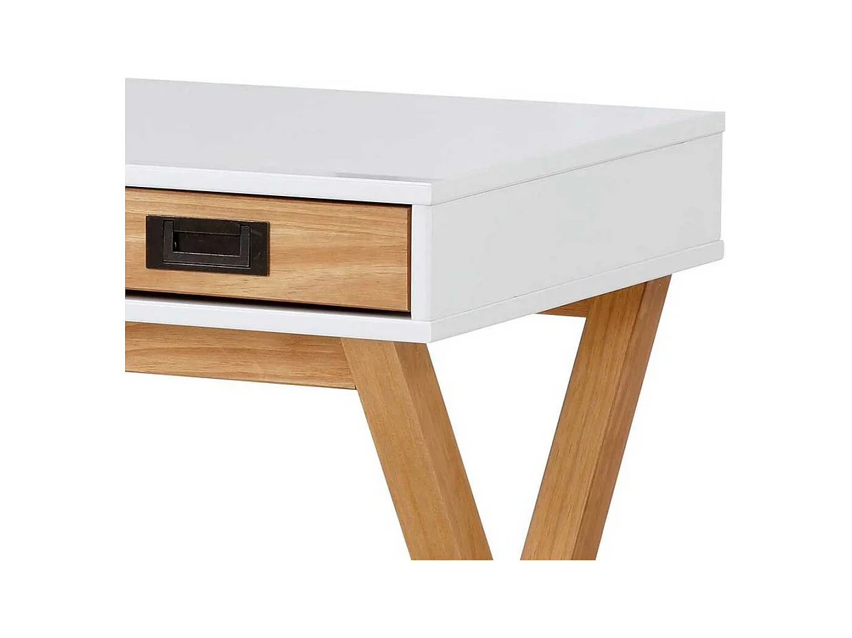 Jugendschreibtisch mit Schubladen in modernem Design 100 cm breit