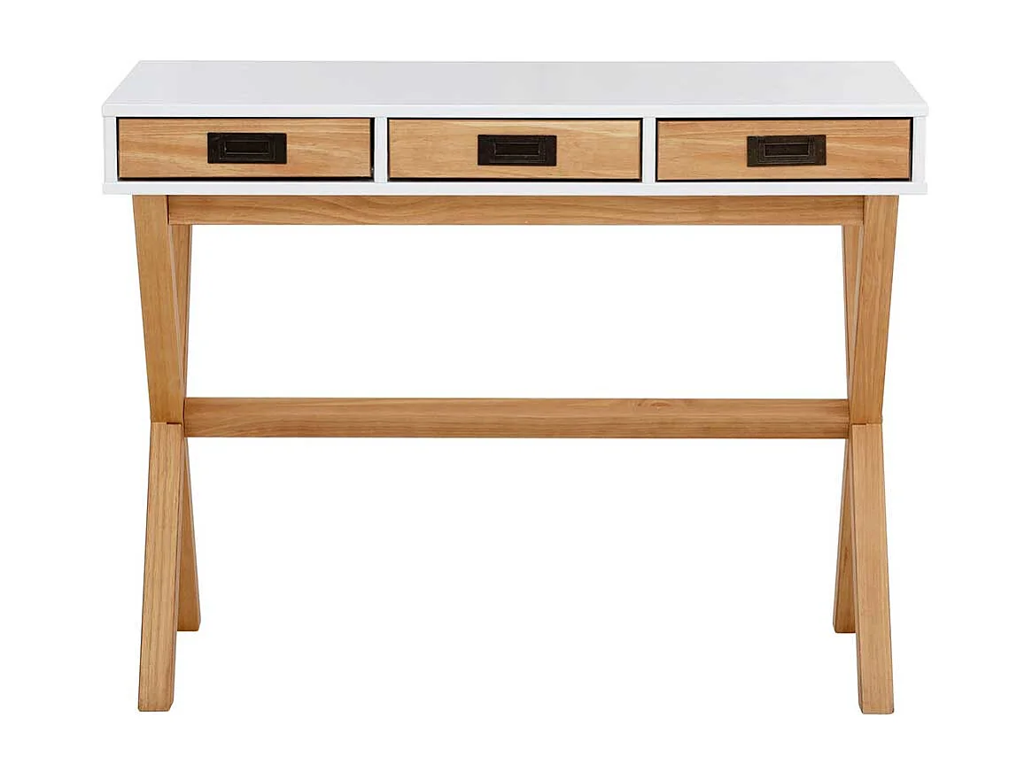 Jugendschreibtisch mit Schubladen in modernem Design 100 cm breit