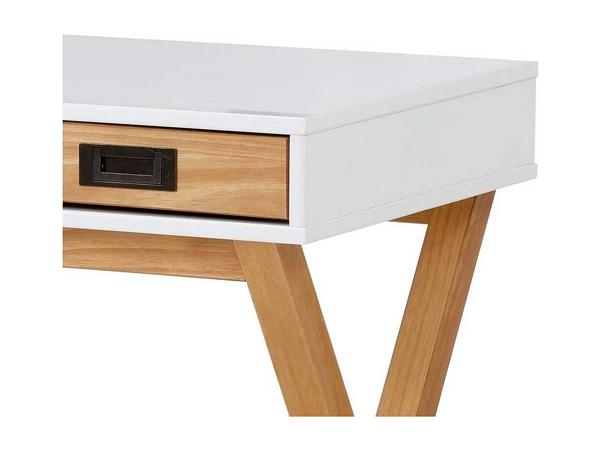 Jugendschreibtisch mit Schubladen in modernem Design 100 cm breit