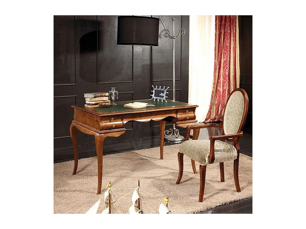 Büroschreibtisch in Nussbaumfarben italienischen Design