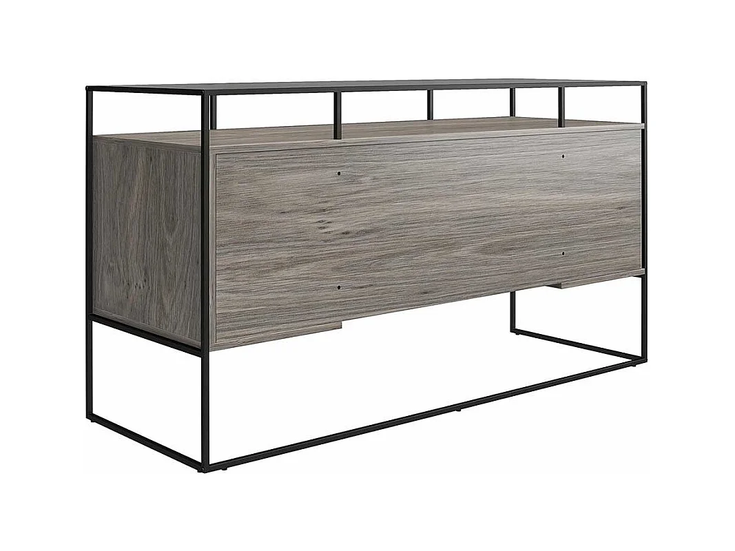 Schuelerschreibtisch in modernem Design Seitenregalen