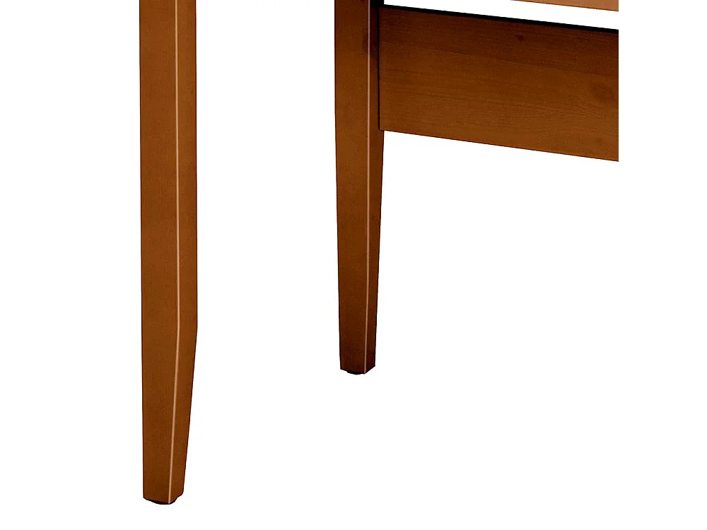 Home Office Tisch Kiefer in Bernsteinfarben Landhausstil