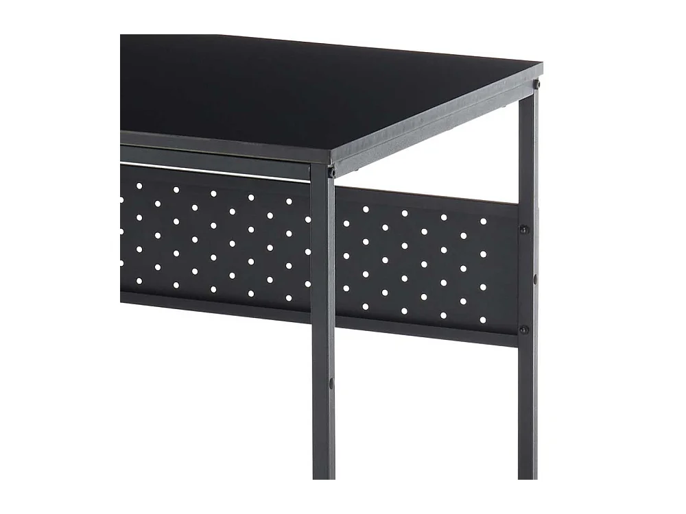 Metallschreibtisch in Schwarz Industry und Loft Stil