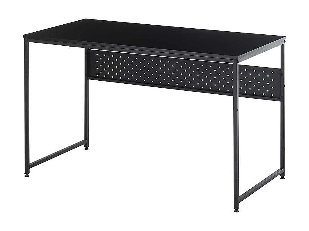 Metallschreibtisch in Schwarz Industry und Loft Stil