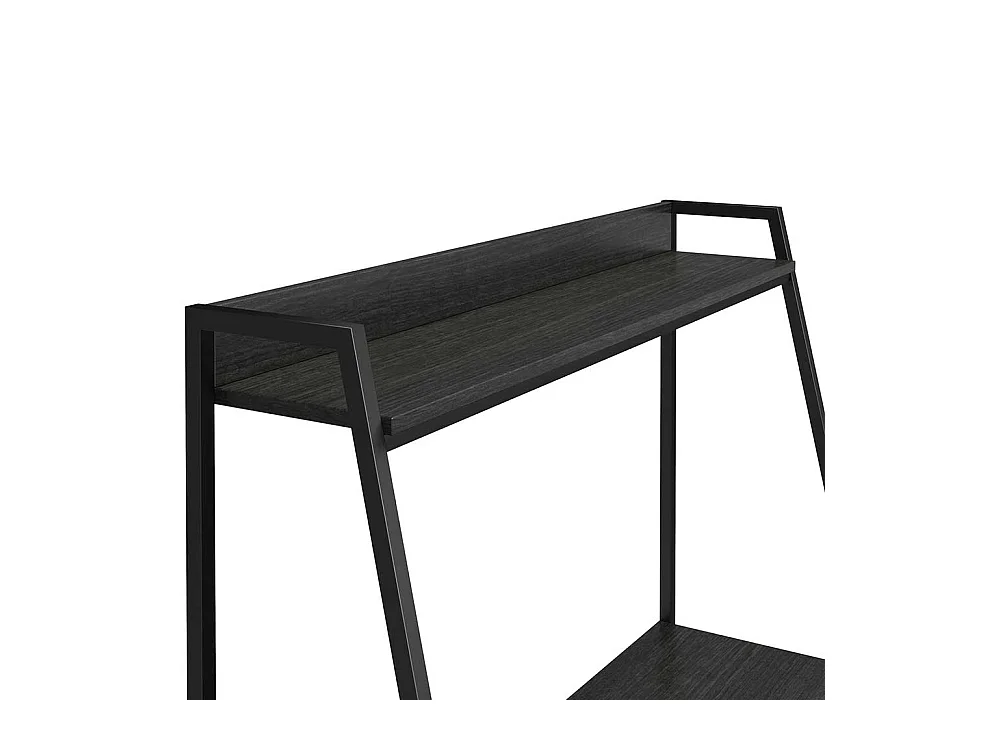 Metallregal Schreibtisch in Schwarz 112 cm breit - 134 cm hoch