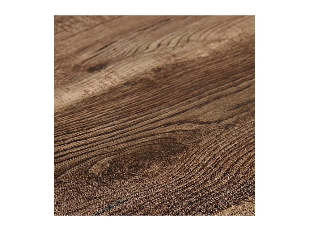 Schreibtisch in Eiche dunkel drei Schubladen