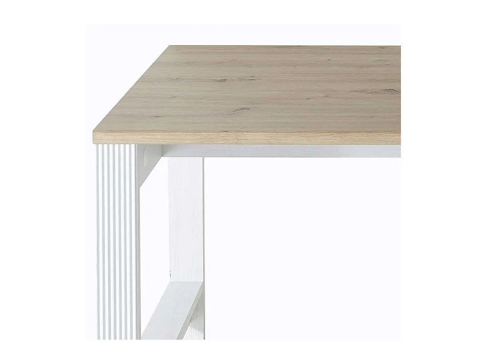 Büroschreibtisch Set mit Rollcontainer Landhausstil (zweiteilig)