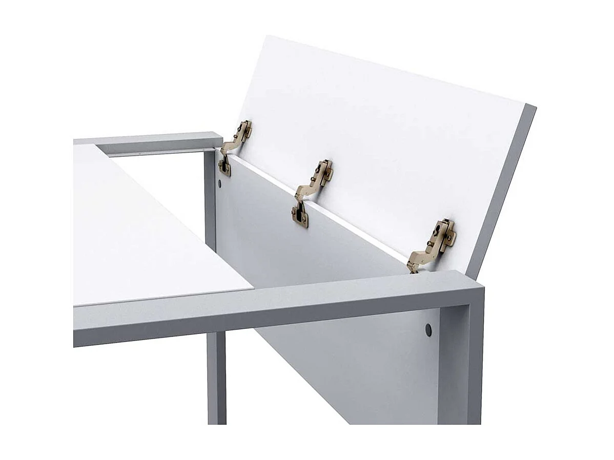 PC Schreibtisch mit Kabelschacht Wei�