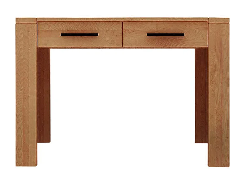 Bürotisch aus Kernbuche Massivholz 110 cm