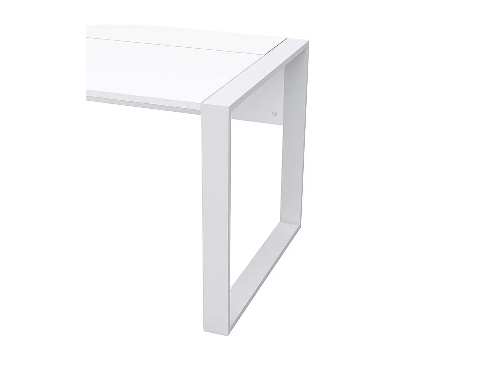 Computer Schreibtisch in Wei� 150 cm