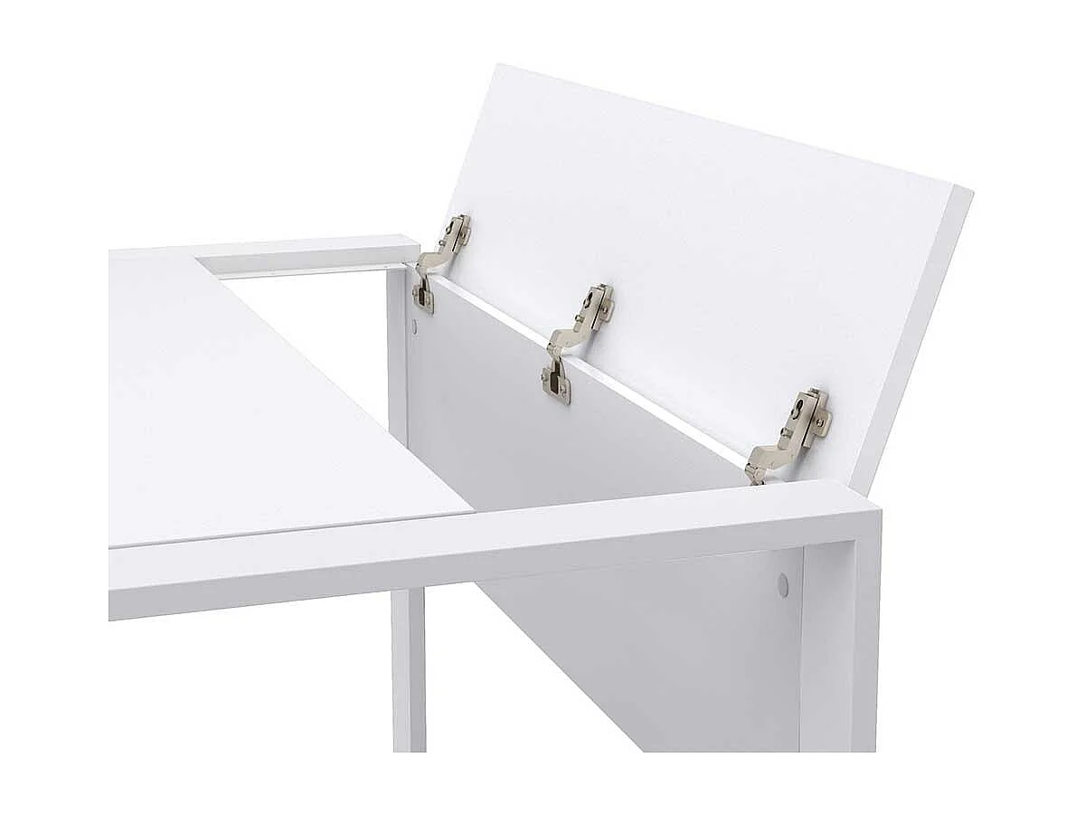 Computer Schreibtisch in Wei� 150 cm