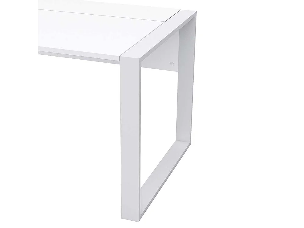 Computer Schreibtisch in Wei� 150 cm