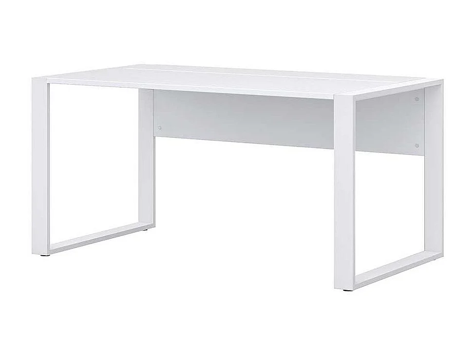 Computer Schreibtisch in Wei� 150 cm