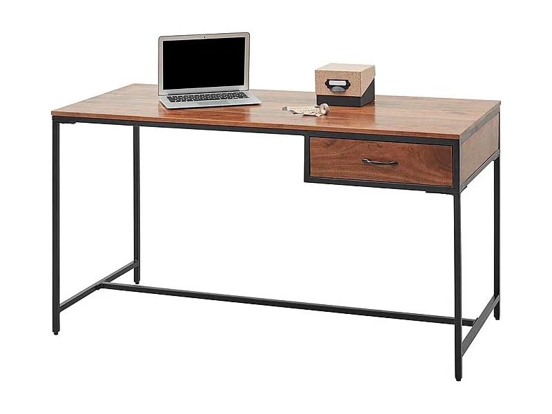 Jugendschreibtisch im Industry und Loft Stil einer Schublade