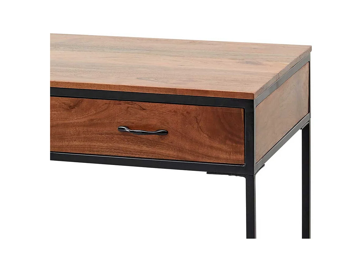 Jugendschreibtisch im Industry und Loft Stil einer Schublade