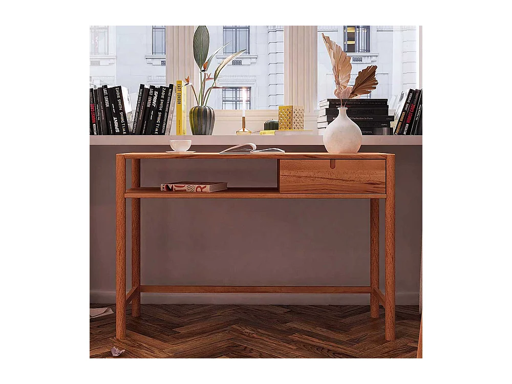 Wildbuche Konsoltisch mit einer Schublade 120x80x46 cm