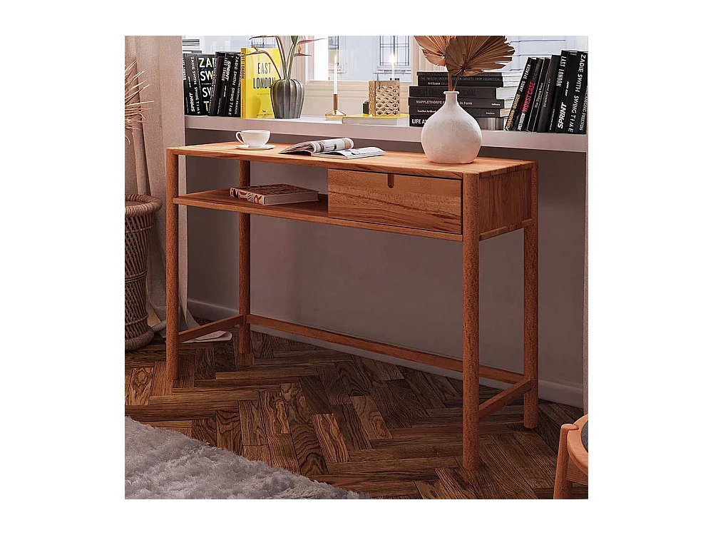 Wildbuche Konsoltisch mit einer Schublade 120x80x46 cm