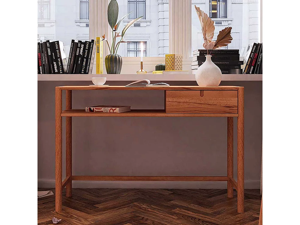 Wildbuche Konsoltisch mit einer Schublade 120x80x46 cm