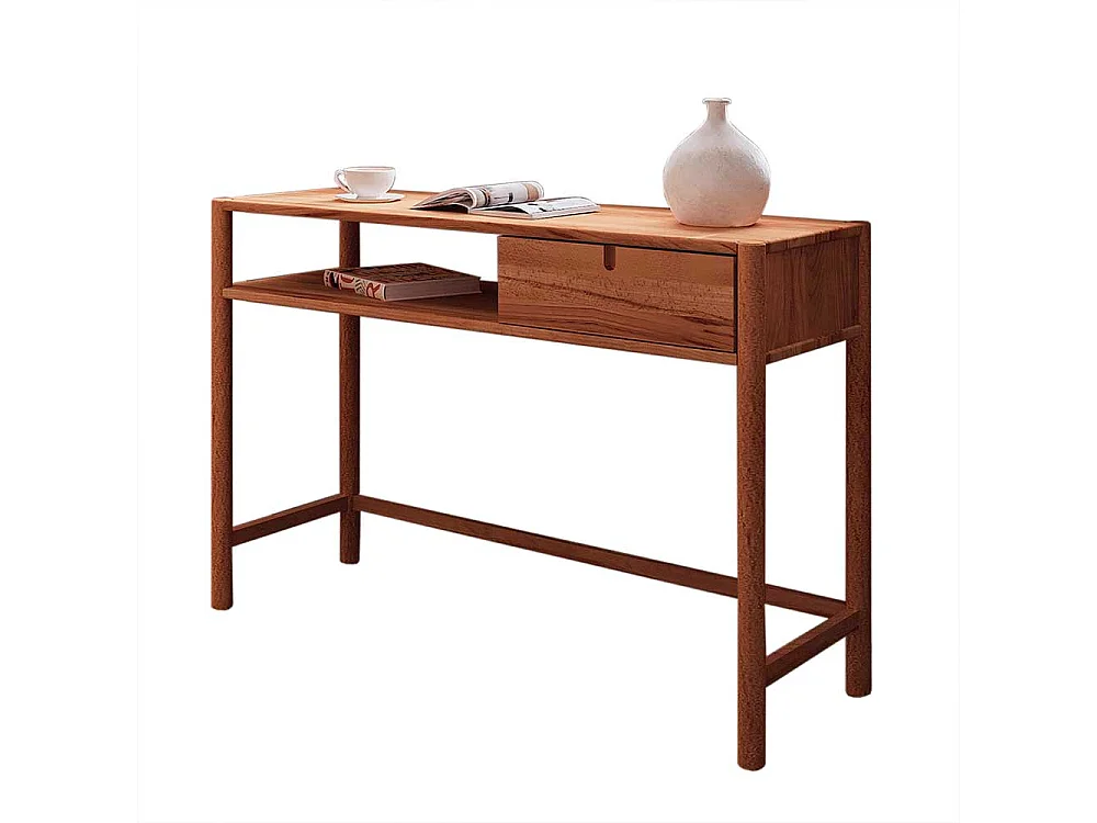 Wildbuche Konsoltisch mit einer Schublade 120x80x46 cm