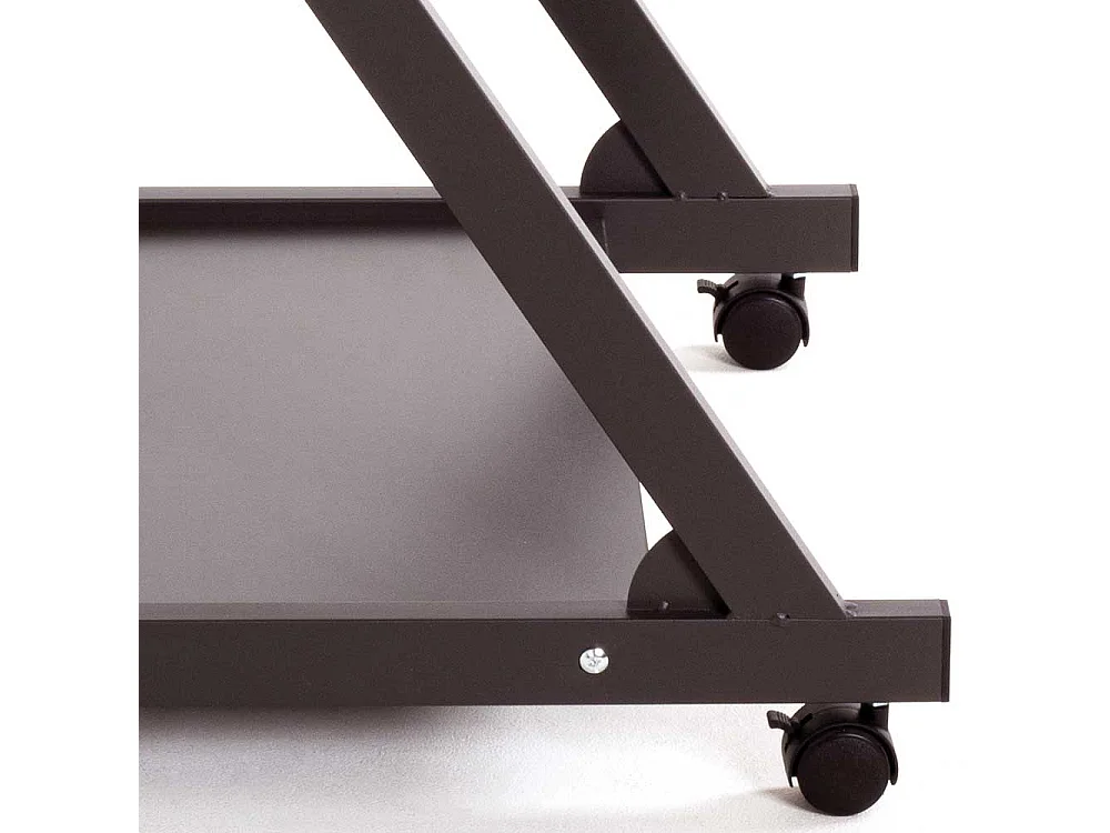 Rollbarer Laptopschreibtisch mit Tastaturauszug Druckerablage