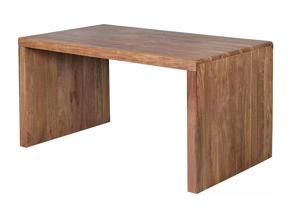 Massivholz Schreibtisch aus Akazie natur modern