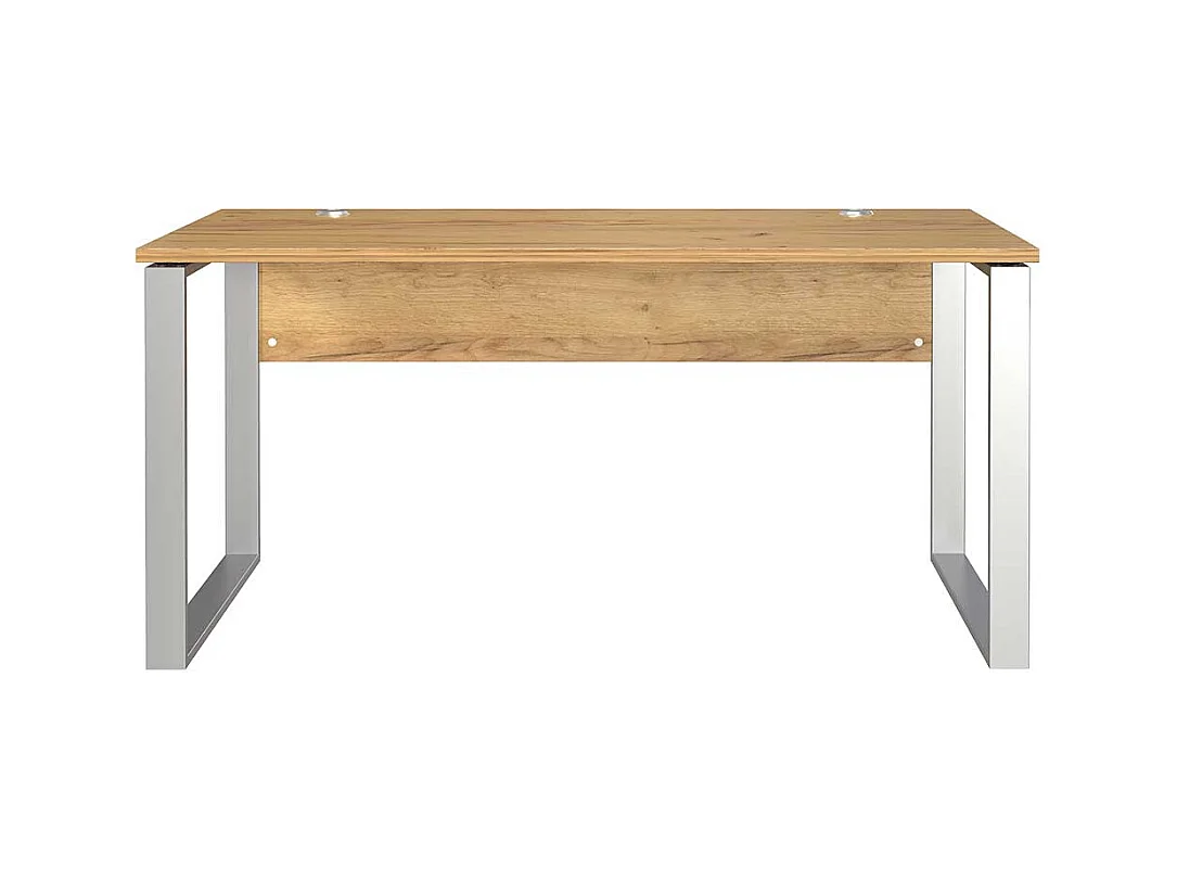Schreibtisch Bürotisch mit Holzwerkstoff Oberfläche in Wildeichefarben