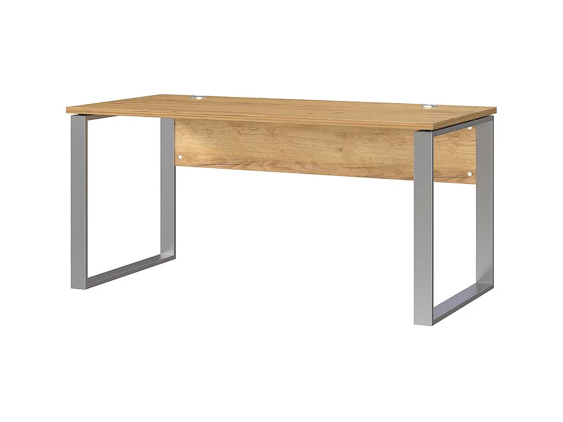 Schreibtisch Bürotisch mit Holzwerkstoff Oberfläche in Wildeichefarben