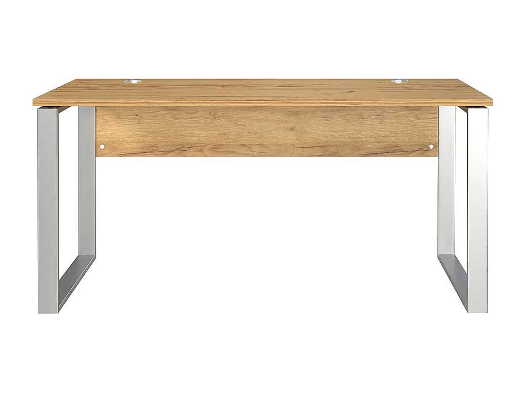 Schreibtisch Bürotisch mit Holzwerkstoff Oberfläche in Wildeichefarben