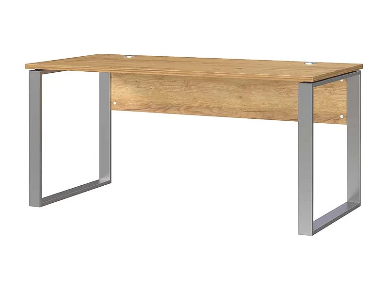 Schreibtisch Bürotisch mit Holzwerkstoff Oberfläche in Wildeichefarben