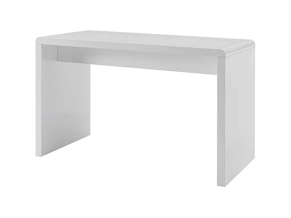 Wangen Schreibtisch in Hochglanz Weiss lackiert