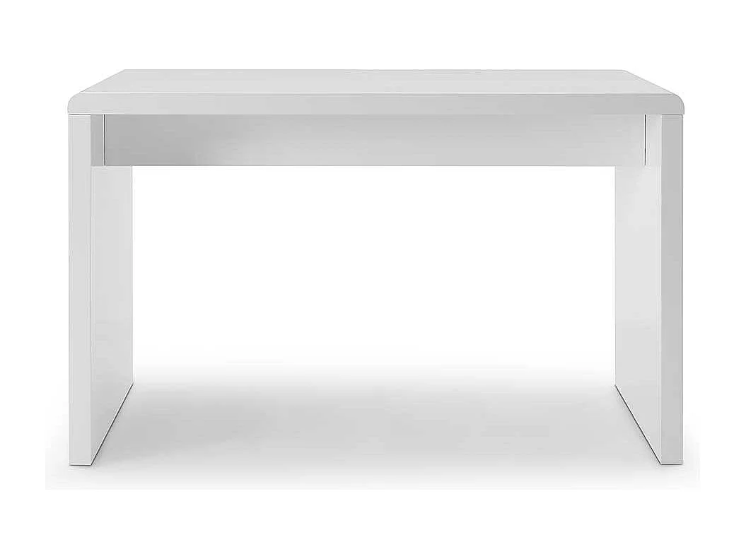 Wangen Schreibtisch in Hochglanz Weiss lackiert