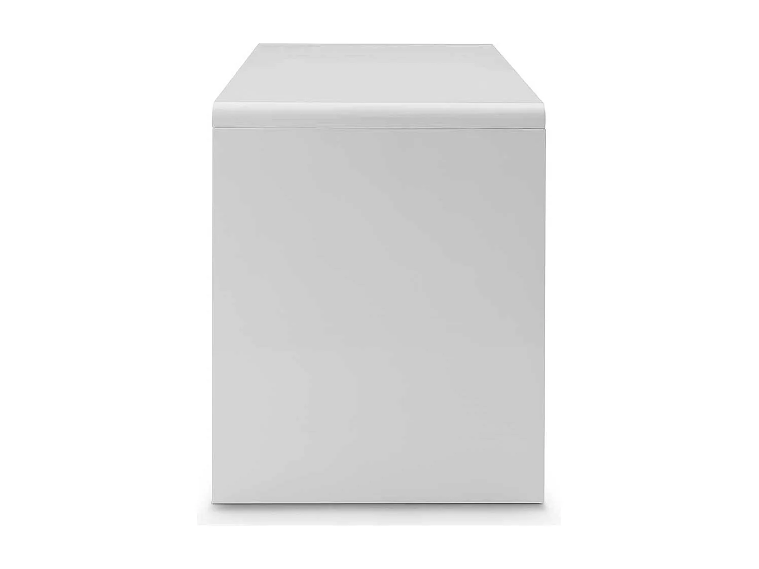 Wangen Schreibtisch in Hochglanz Weiss lackiert