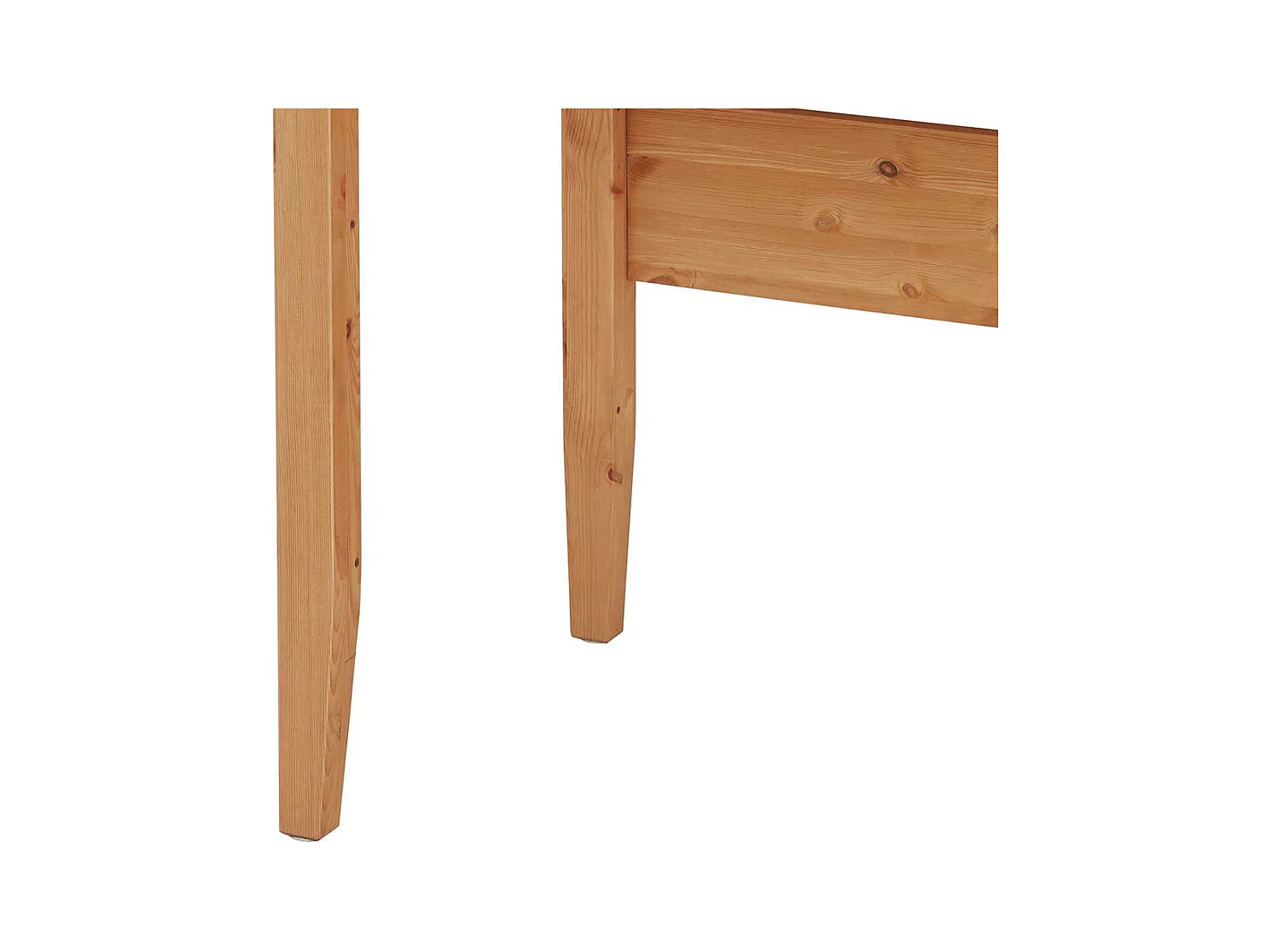 Frisiertisch Kiefer laugenfarben im Landhausstil zwei Schubladen