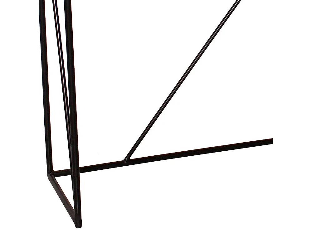 Holzschreibtisch mit Bügelgestell Schreibtischaufsatz