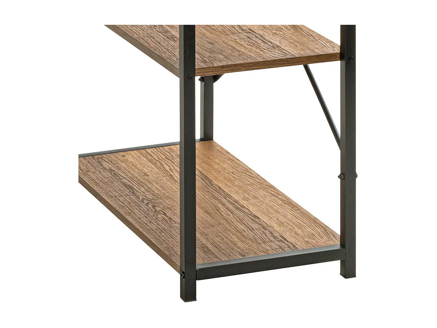 Schreibtisch mit Seitenregal 120 x 60 cm