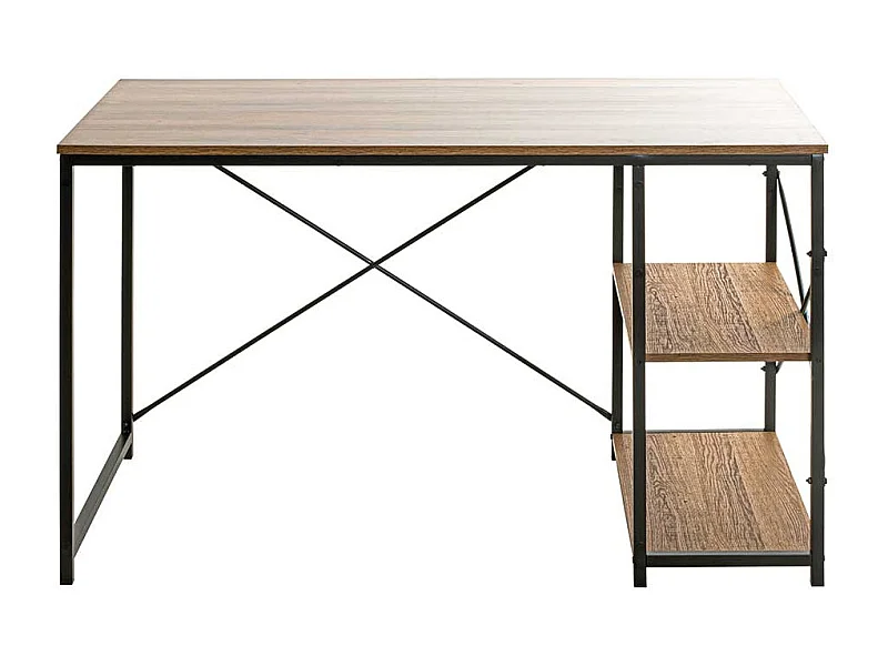 Schreibtisch mit Seitenregal 120 x 60 cm