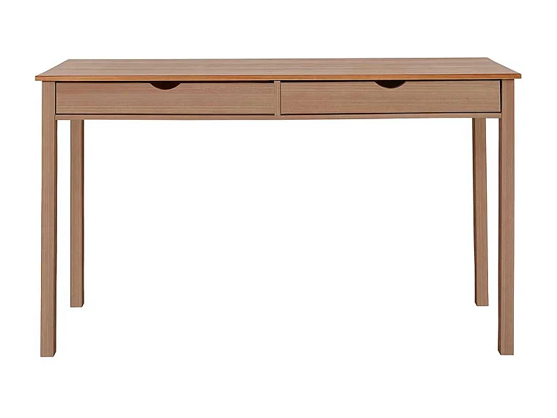 Laptop Schreibtisch aus Kiefer Massivholz gebeizt und geölt 80 cm hoch