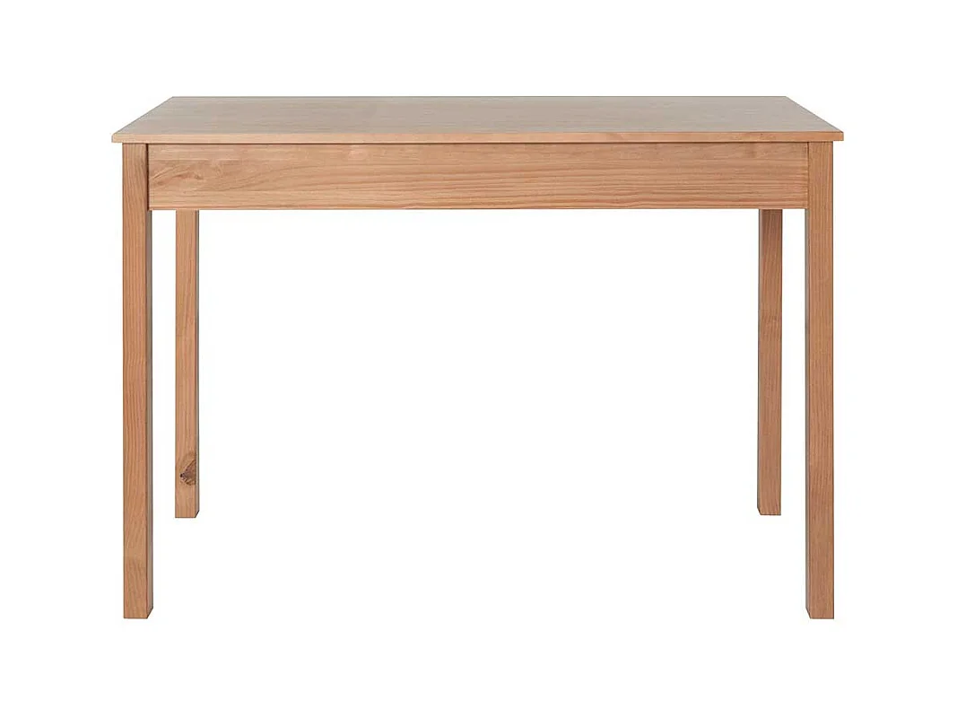 Laptop Schreibtisch aus Kiefer Massivholz gebeizt und geölt 80 cm hoch