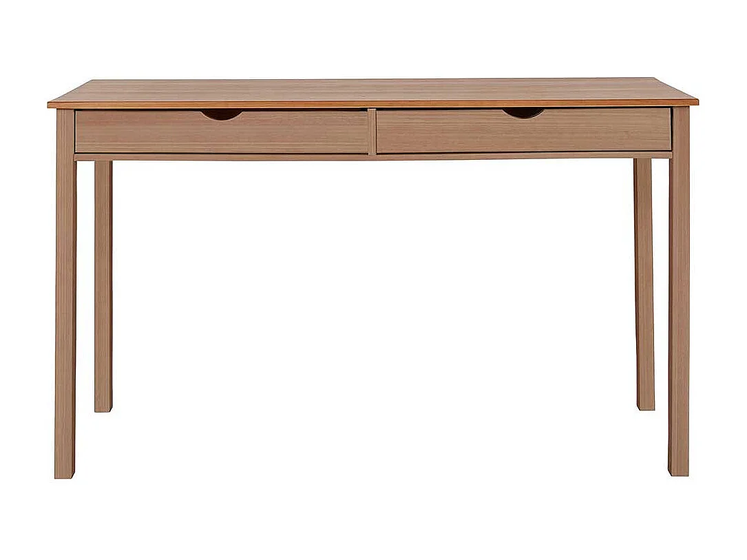 Laptop Schreibtisch aus Kiefer Massivholz gebeizt und geölt 80 cm hoch