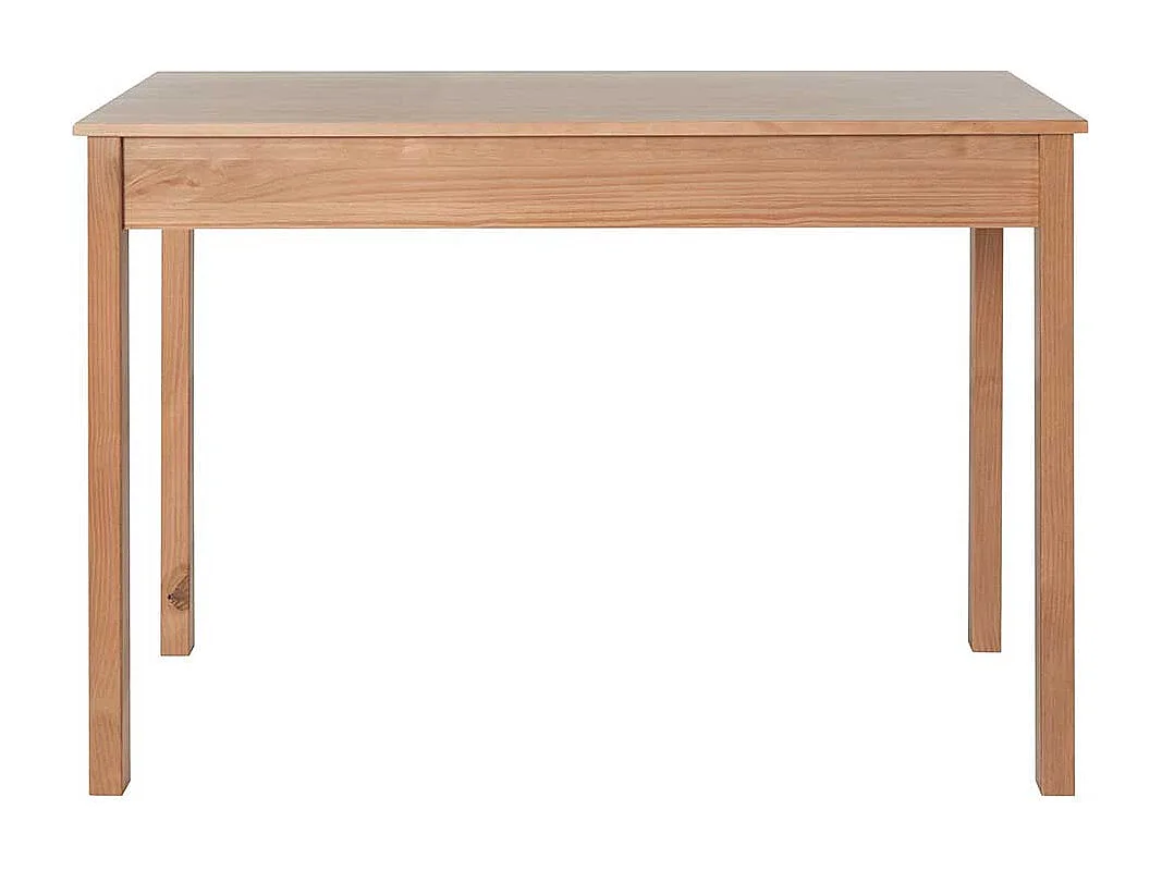 Laptop Schreibtisch aus Kiefer Massivholz gebeizt und geölt 80 cm hoch