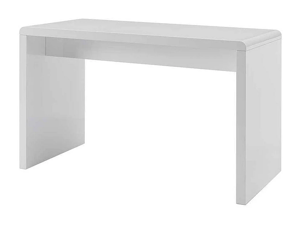 Wangen Schreibtisch in Hochglanz Weiss lackiert